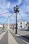 Decorated town square, Vila Real de Santo Antonio.