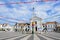 Decorated town square, Vila Real de Santo Antonio.