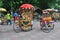 Decorated trishaw in Melaka