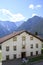 Decorated Tyroler house in Assling, Austria