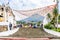 Decorated village church & Agua volcano, Guatemala