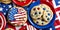 Decorating cookies in red, white, and blue is a fantastic way to celebrate