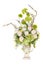 Decoration artificial plastic flower with vintage design vase, 2