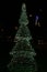 Decoration of a city festive christmas tree.