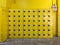 Decoration and design.Yellow locker design.