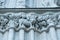 Decoration on the facade of the church in Visby, architectural detail