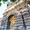 Decoration of Porta Nuova in Palermo city