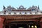 Decoration of the roof of the north entrance of the Japanese Bridge in Hoi An, Vietnam. One of the most emblematic monuments of th