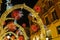 Decorations of lights and Christmas decorations in the streets of the city of Malaga in Andalucia