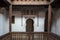 Decorations on wood in Medersa Ben Youssef, an old Koran school, Marrakech, Morocco