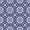 Decorativ seamless pattern with geometric shapes.