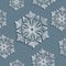 Decorative abstract snowflake. Seamless