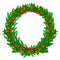 Decorative advent wreath