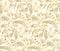 Decorative angel`s feathers seamless pattern.