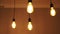 Decorative antique edison style light tungsten bulbs