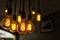 Decorative antique light bulbs