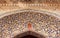 Decorative arch at the City palace Jaipur in Rajasthan, India