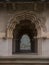 Decorative arches of Lotus Mahal a two-storeyed pavilion