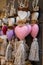 Decorative aromatic garlands with handmade natural fragrant soap for sale in Saint-Tropez, Provence, France