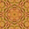 Decorative background tile with symmetric patterns in nostalgic autumn colors