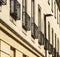 Decorative balconies on a modern building