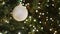 Decorative ball on Christmas tree