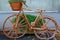 Decorative bike made from twigs 1