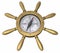 Decorative brass compass