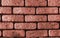 Decorative brick wall. Fragment. Building materials for modern