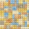 Decorative building cubes - seamless pattern - papyrus texture