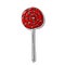 Decorative candies for Halloween party. Isolated objects of colorful treats on a white background. illustration Lollipop.