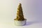 Decorative candle gold Christmas tree