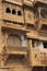 Decorative carving on traditional haveli, Jaisalmer, India