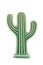 Decorative ceramic cactus