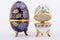 Decorative ceramic Faberge eggs