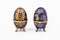 Decorative ceramic Faberge eggs