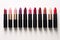 Decorative charm: lipstick palette elegance