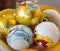 Decorative christmas balls hand painted