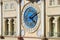 Decorative clock on Venetian Resort hotel and casino facade, Las