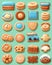 Decorative cookie selection