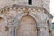 Decorative decorations on the exterior wall of the Chapel of the Ascension on Mount Eleon - Mount of Olives in East Jerusalem in