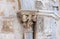 Decorative decorations on the exterior wall of the Chapel of the Ascension on Mount Eleon - Mount of Olives in East Jerusalem in