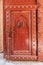 Decorative door on a shop in the souk in Nizwa, Oman