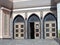 Decorative elements of Arab architecture. Doors. Dubai.