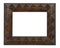 Decorative empty bronze picture frame