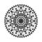 Decorative ethnic mandala. Outline isolates ornament. Vector design with islam, indian, arabic motifs.