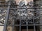 Decorative fence fragment in the Wawel Castle in Cracow