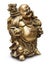 Decorative figurines, buddha, monk
