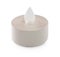 Decorative flameless LED candle isolated on white