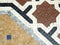 Decorative floor mosaic